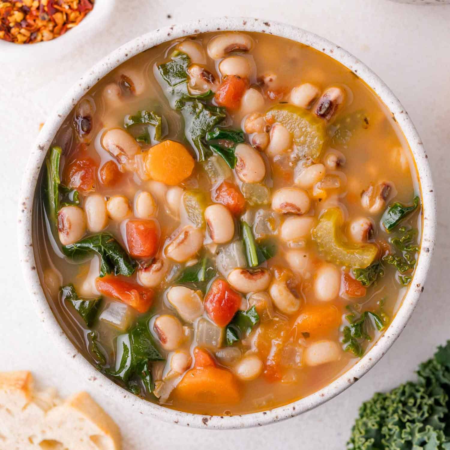 Black Eyed Pea Soup: Southern Comfort Meets Greek Mavromatika